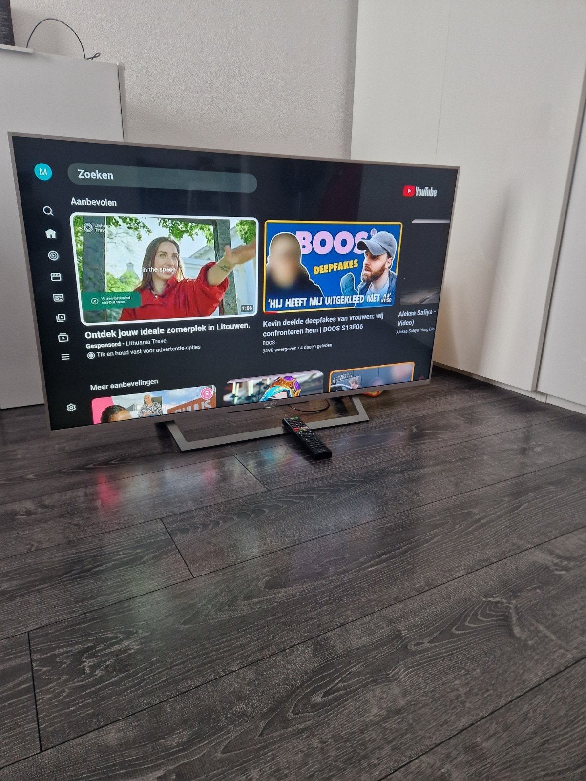 Sony SMART tv 49 inch WIFI, Ophalen, Gebruikt, 50 Hz, Smart TV