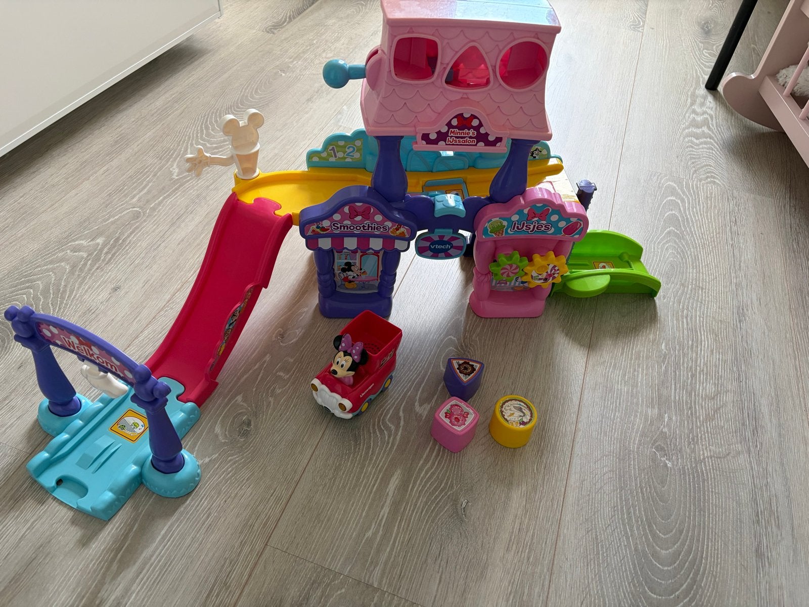 Vtech Toet Toet Auto Minnie Mouse IJssalon, Ophalen, Gebruikt, 2 tot 4 jaar