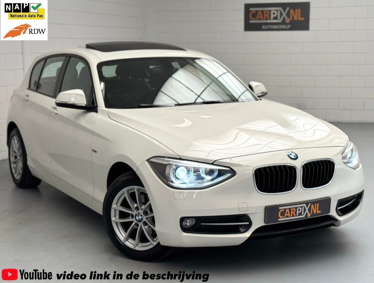 BMW 1-serie 116i Executive Sport edition 2014 NL auto, Xenon, Auto's, Dealer onderhouden, Gebruikt, 4 cilinders, Automatische klimaatregeling