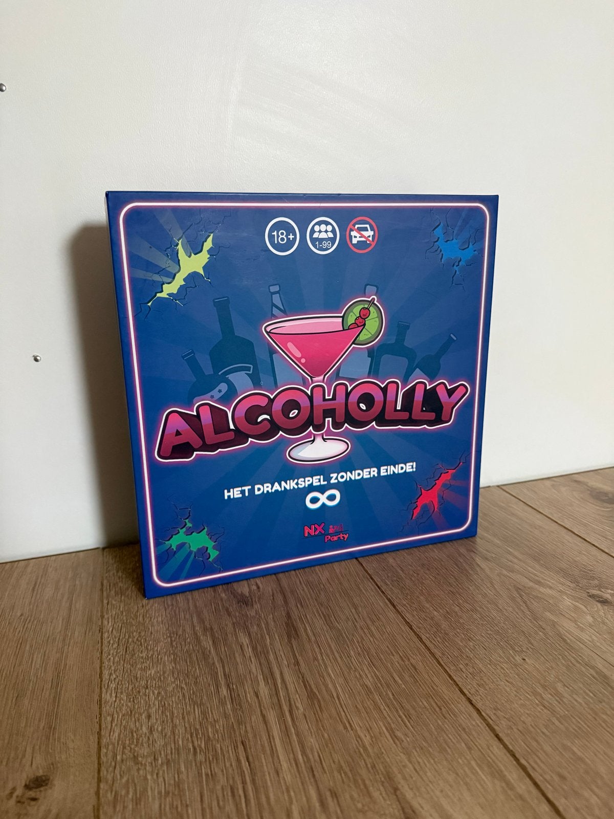 Alcohollly: Het Drankspel Zonder Einde! (18+), Een of twee spelers, Ophalen of Verzenden, Zo goed als nieuw