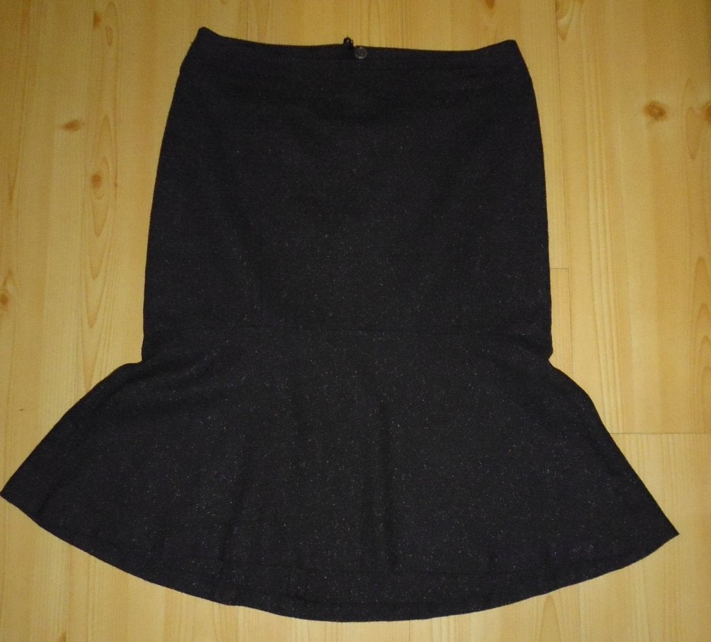 H&m halfgevoerde rok maat 42 (gemêleerde visgraatstof) met, Kleding | Dames, H&M, Overige kleuren, Maat 42/44 (L), Ophalen of Verzenden