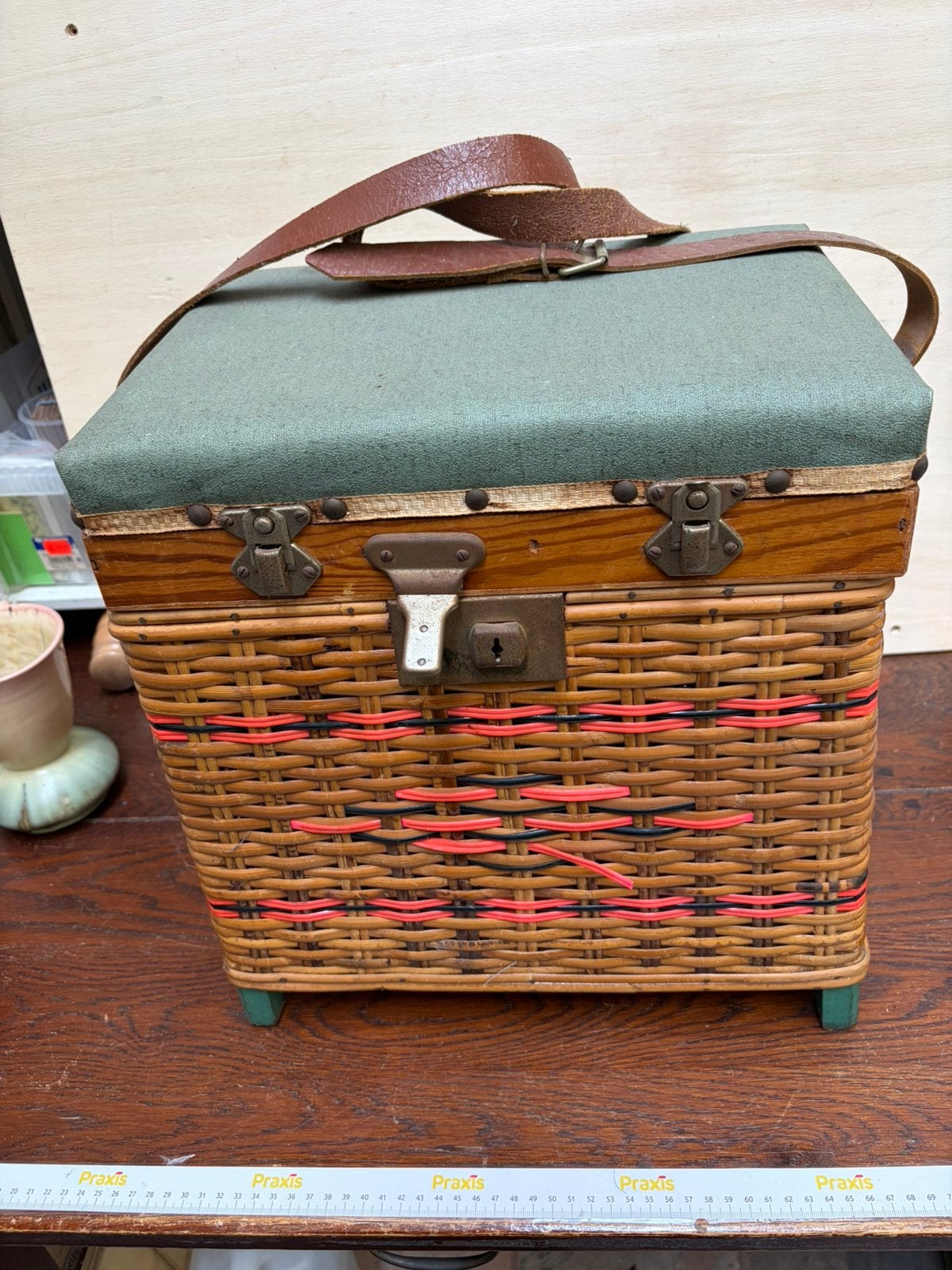 Vintage viskoffer, Ophalen of Verzenden, Zo goed als nieuw, Overige typen
