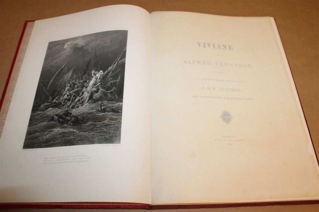 Viviane 1889 — Zeldzame Tennyson Doré Prachtuitgave, Antiek en Kunst, Ophalen of Verzenden