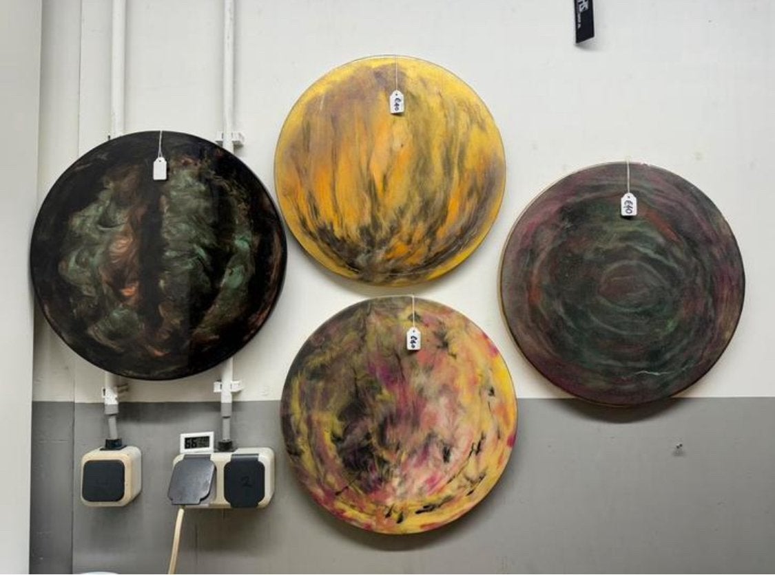 4 epoxy wandborden, Huis en Inrichting, Woonaccessoires | Wanddecoraties, Meerkleurig, Nieuw, Ophalen of Verzenden, Wandbord of Wandpaneel