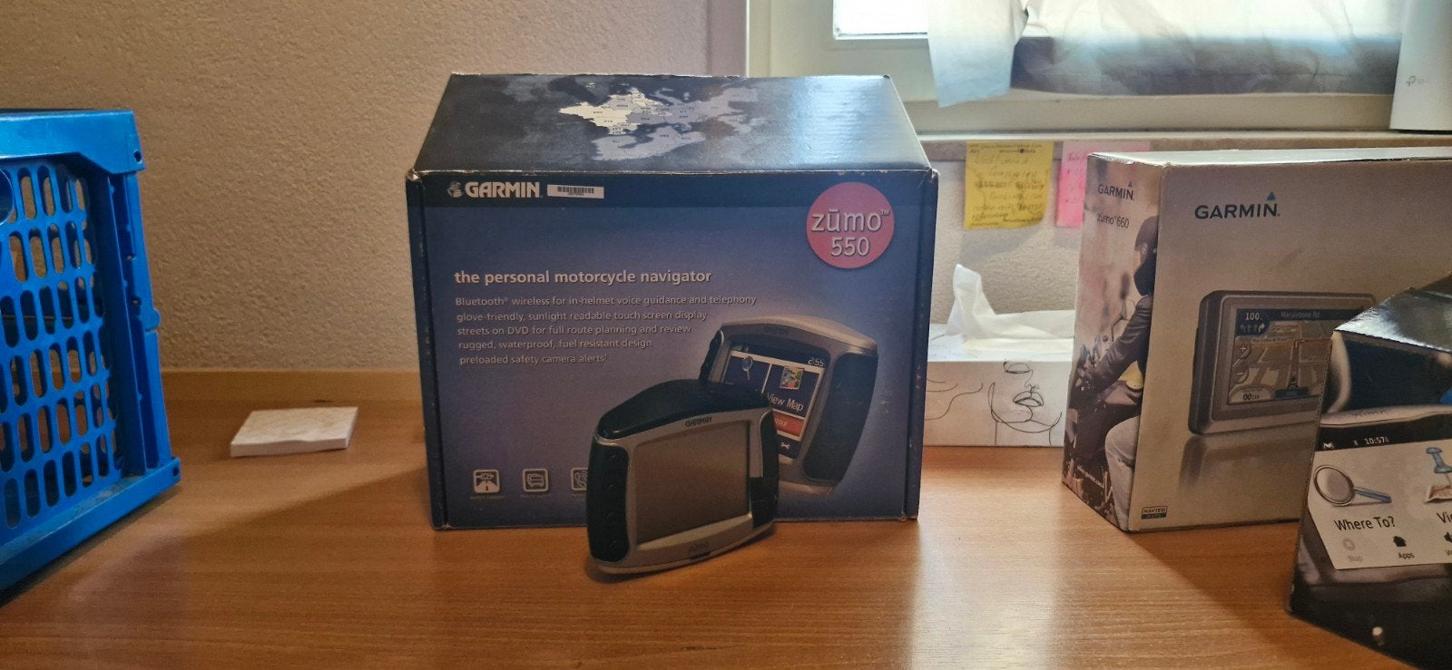 Garmin Zumo 550 Navigatie Motor/Auto (aan/uit knop defect), Ophalen of Verzenden, Gebruikt