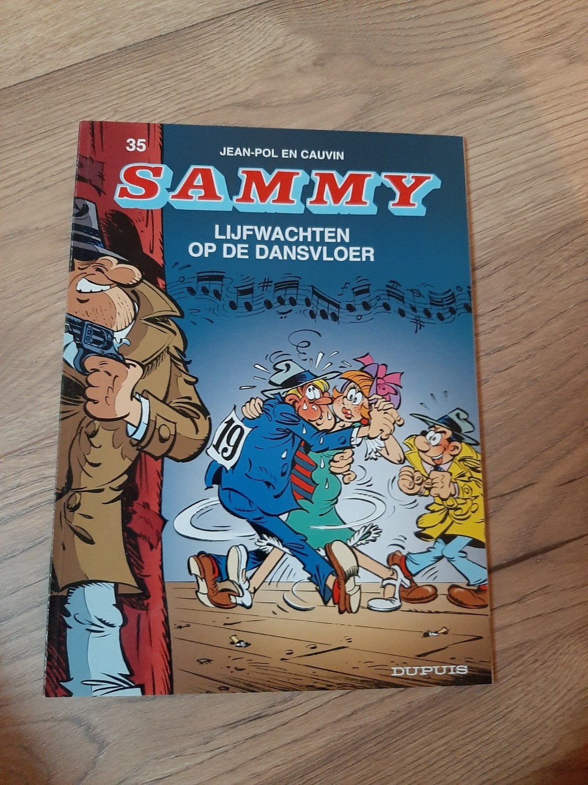 Sammy 35: Lijfwachten op de Dansvloer - Jean-Pol & Cauvin, Eén stripboek, Ophalen of Verzenden, Gelezen, Jean-Pol en Cauvin