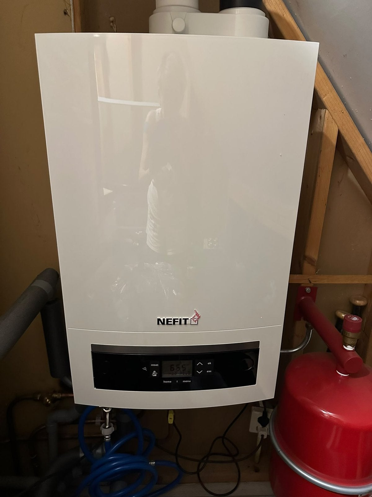 Nefit combiketel, Ophalen, 30 tot 80 cm, Gebruikt, Hoog rendement (Hr)