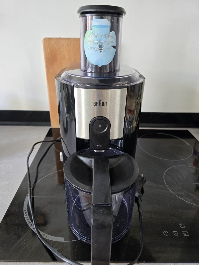 Braun Multiquick 5 Juicer J500 sapcentrifuge in goede staat, Ophalen of Verzenden, Gebruikt, Elektrisch, Sapcentrifuge