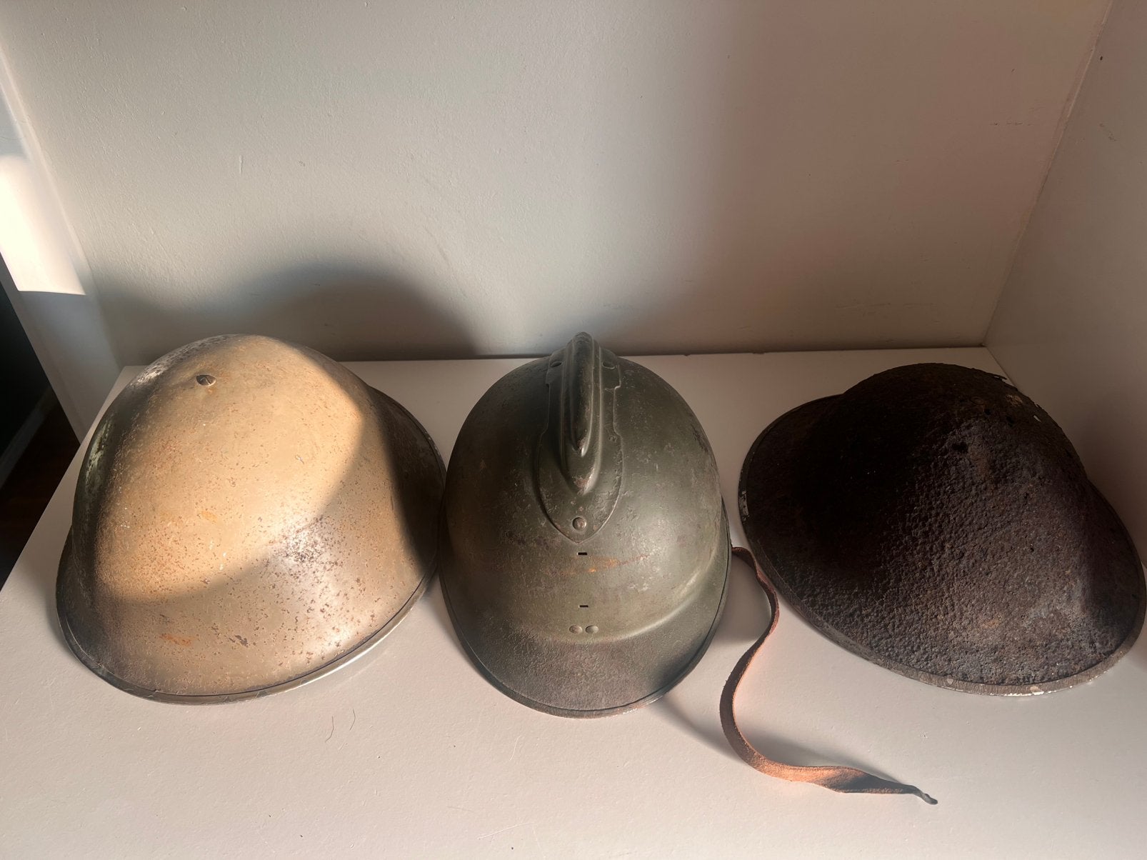 Helmen wo2, Verzamelen, Ophalen of Verzenden, Engeland, Helm of Baret