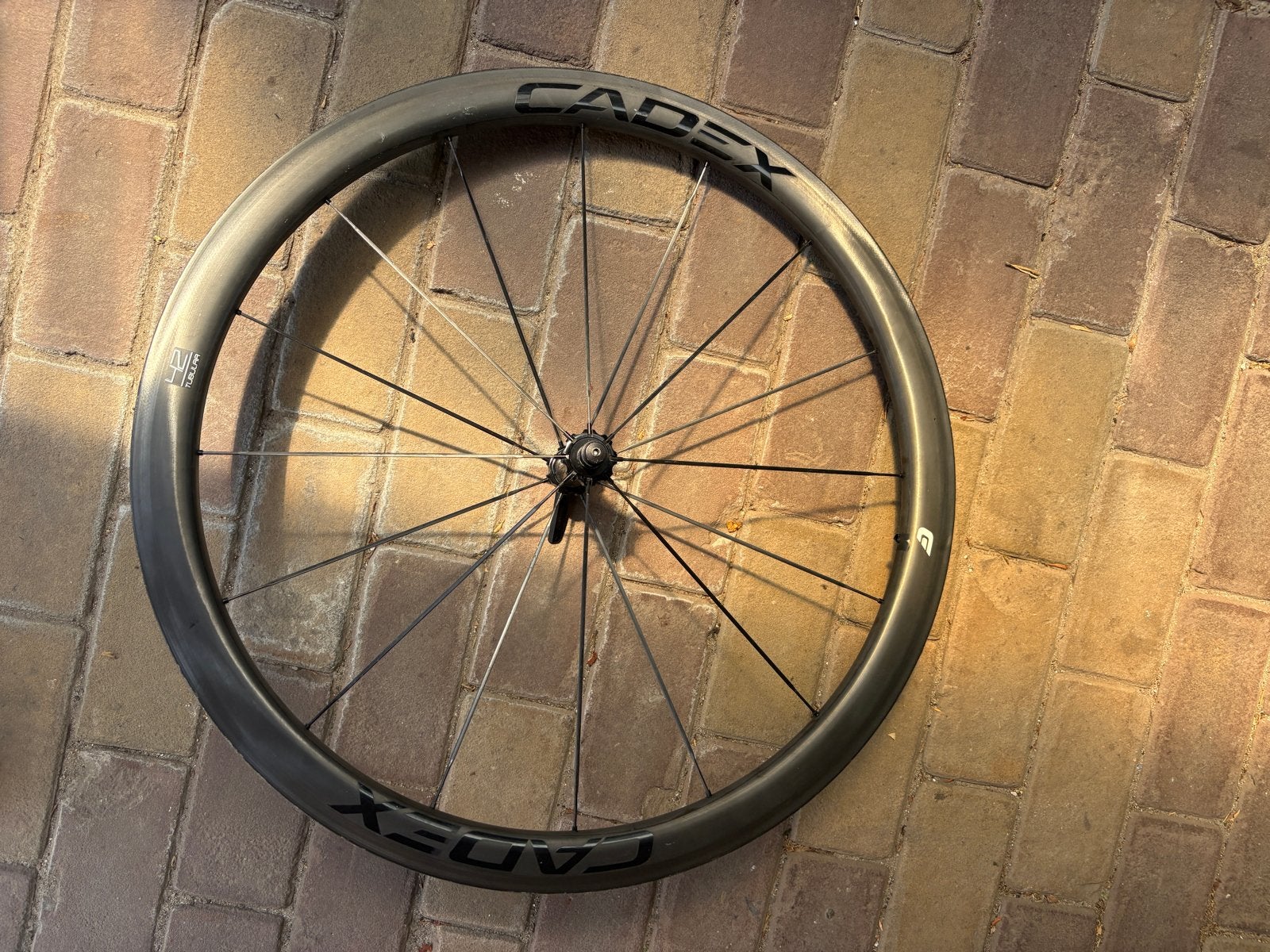 Cadex Wiel - Carbon Racefiets Wiel tube, Gebruikt, Racefiets, Carbon, Ophalen