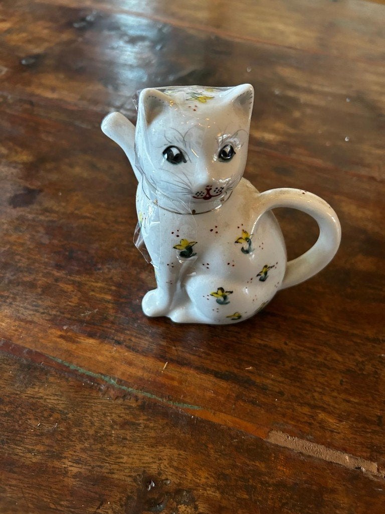 Vintage Chinese gelukskat theepotje, Ophalen of Verzenden