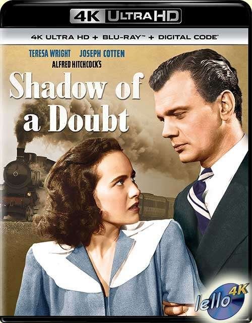 Blu-ray 4K: Alfred Hitchcock's Shadow of a Doubt (1943) US, Ophalen of Verzenden, Nieuw in verpakking, Thrillers en Misdaad