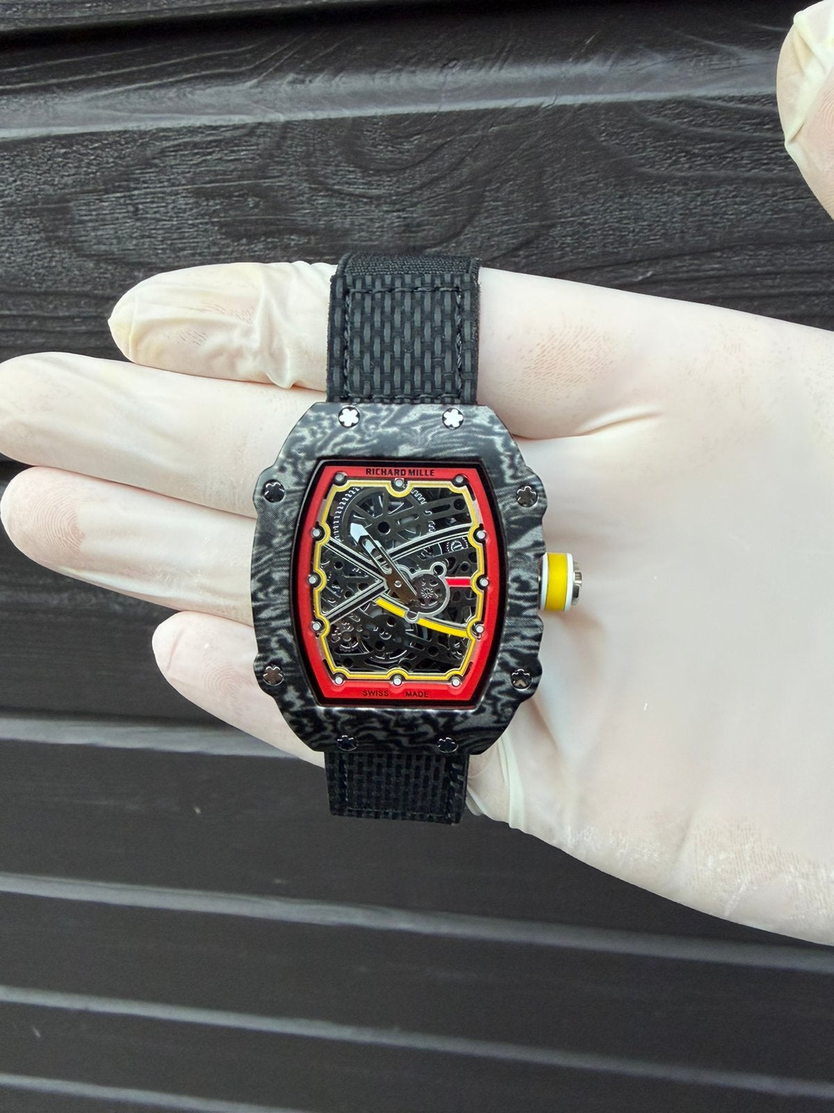 Richard mille rm67-02 skeleton, Ophalen of Verzenden, Staal, Overige merken, 1960 of later