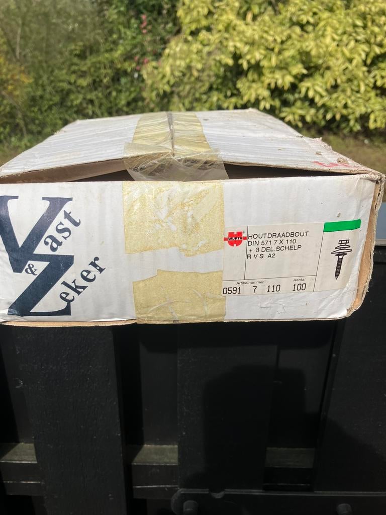RVS GOLFPLATEN BOUTEN ., Ophalen, 100 tot 250 mm, Schroeven, Nieuw