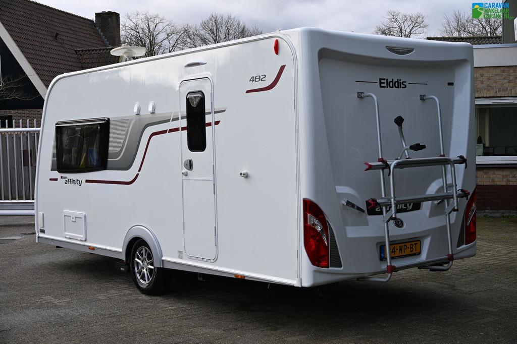 Elddis Affinity 482 Mover|ALDE|Fietsdrager|Luifel|Oven|etc, Standaardzit, Tot en met 2, Bedrijf, 5 tot 6 meter