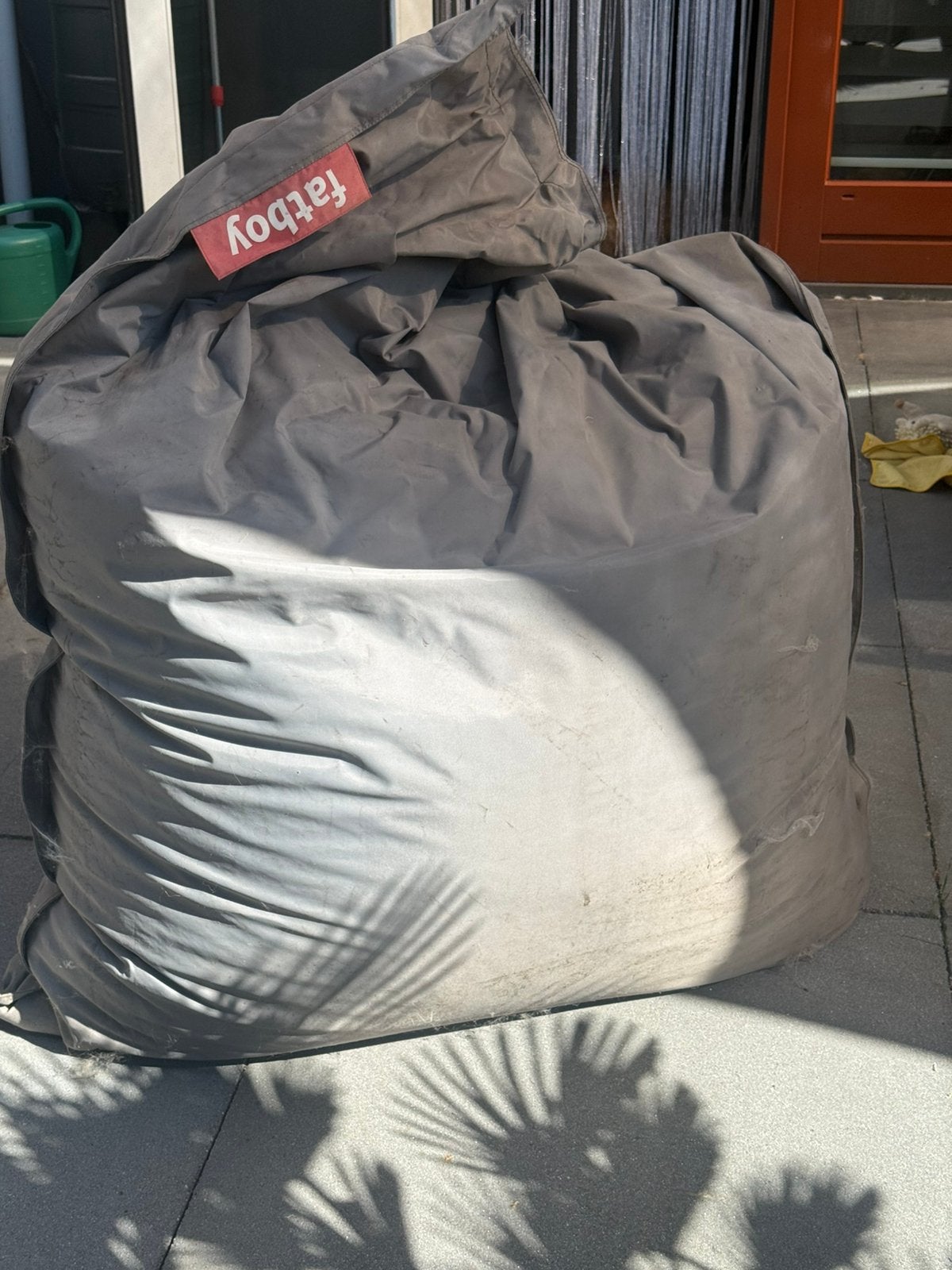 Orginele Fatboy zitzak, Huis en Inrichting, Zitzakken, Ophalen, Gebruikt, Grijs, Zitzak