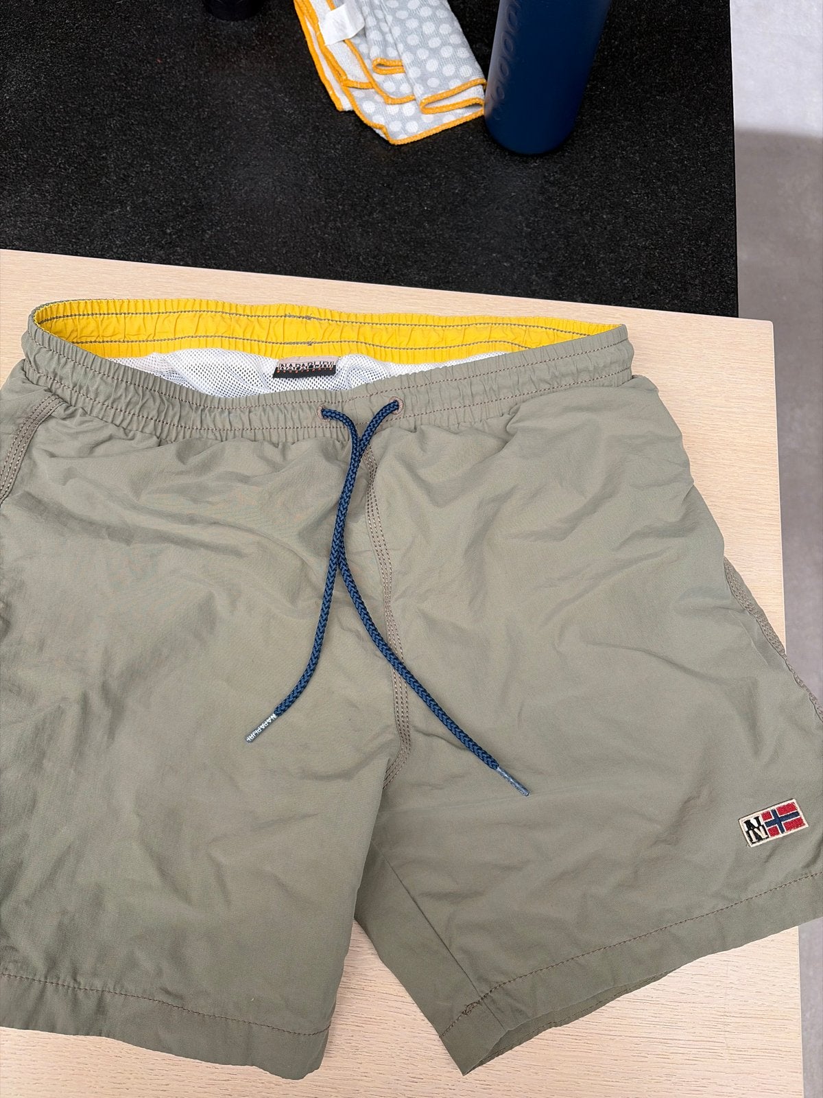Napapijri zwemshort - Maat L, Kleding | Heren, Ophalen of Verzenden, Maat 52/54 (L), Groen, Zwemshort