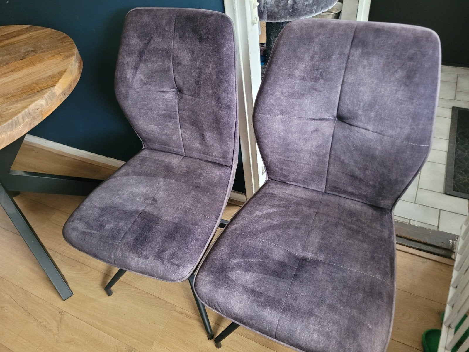 2 eetkamerstoelen, Huis en Inrichting, Stoelen, Ophalen