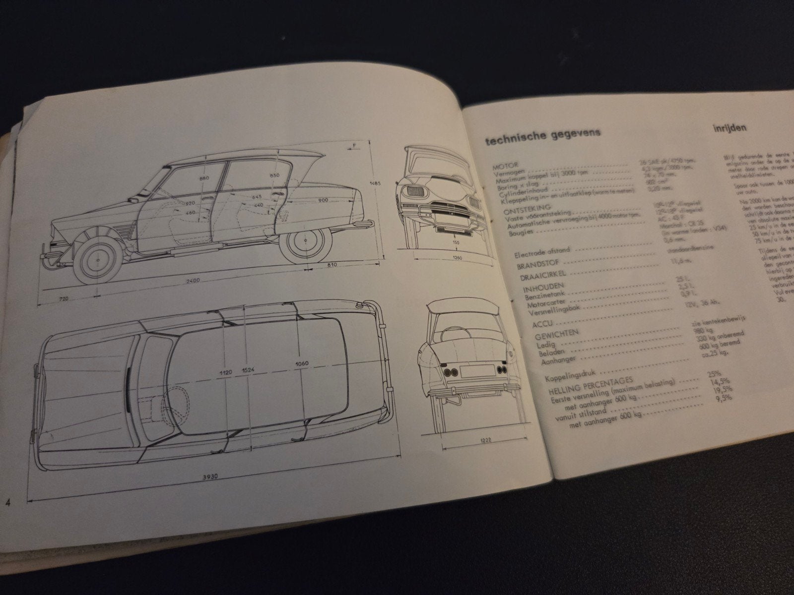 Instructieboekje Citroën Ami6 1967, Boeken, Auto's | Folders en Tijdschriften, Ophalen of Verzenden, Gelezen, Citroën