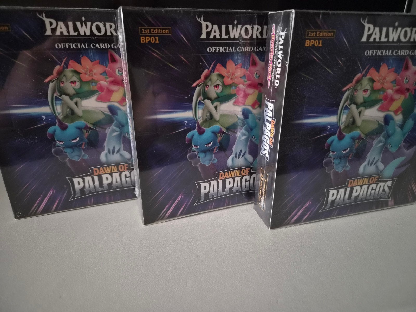 Palworld 1st Edition Misprint Booster Box (3 stuks), Hobby en Vrije tijd, Ophalen of Verzenden