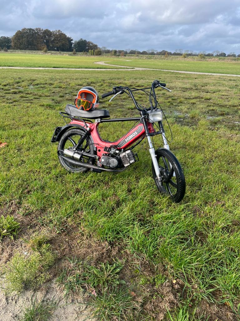 Tomos a35 65 cc blauw kenteken ruilen kan ook, Fietsen en Brommers, Ophalen, Zo goed als nieuw, Standard