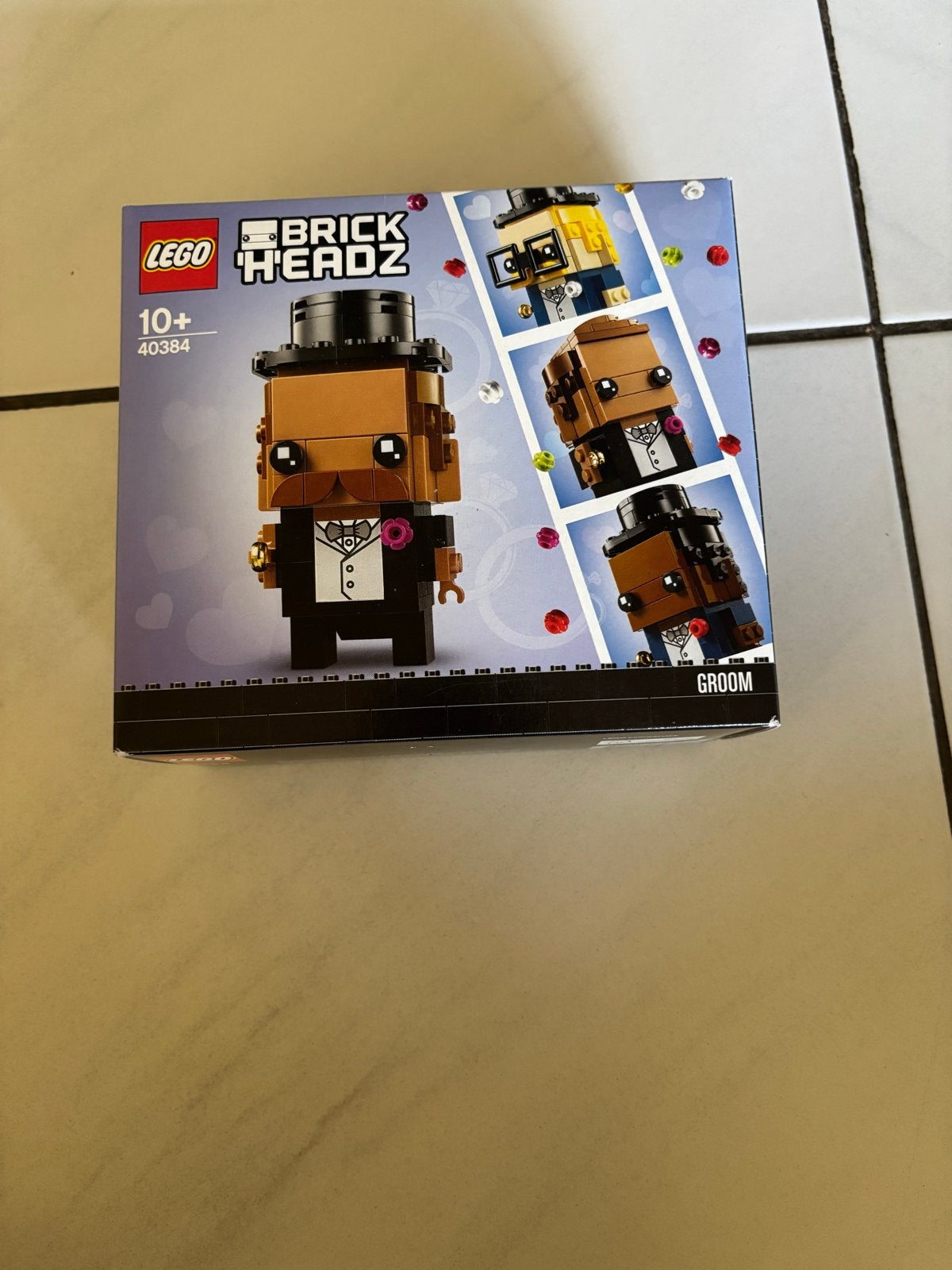 LEGO BrickHeadz 40384 Bruidegom - Nieuw in doos, Ophalen of Verzenden, Nieuw, Overige merken