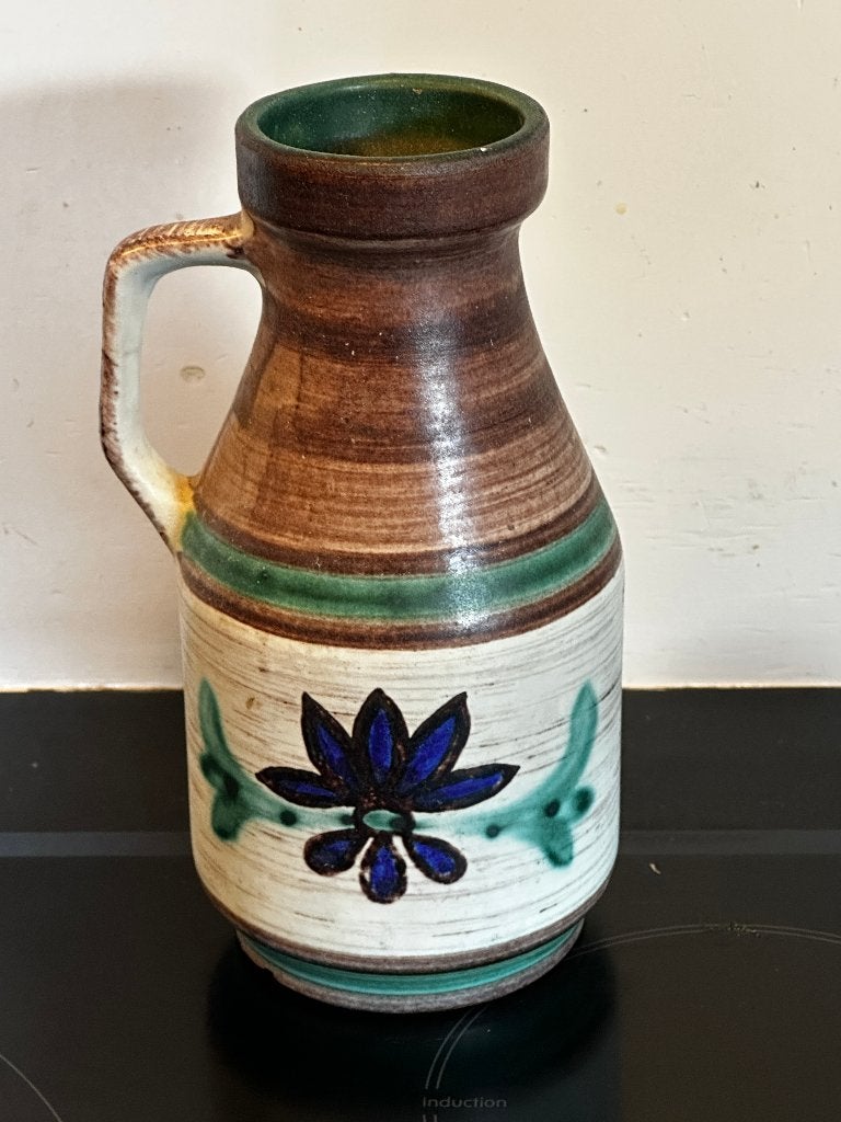 Vintage West Germany Vaas - Sawa Keramik Kruik - 348-20, Ophalen, Gebruikt, Overige kleuren, 20 cm