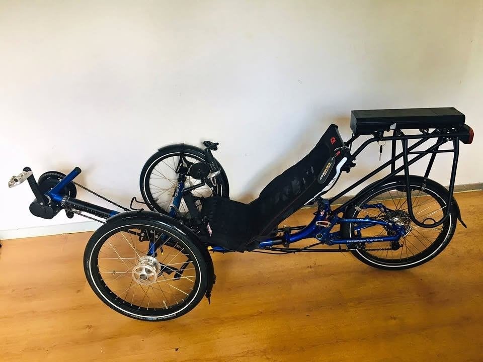 Electrische Ligfiets Ice trike sprint RS aangeboden, Ophalen of Verzenden, Zo goed als nieuw
