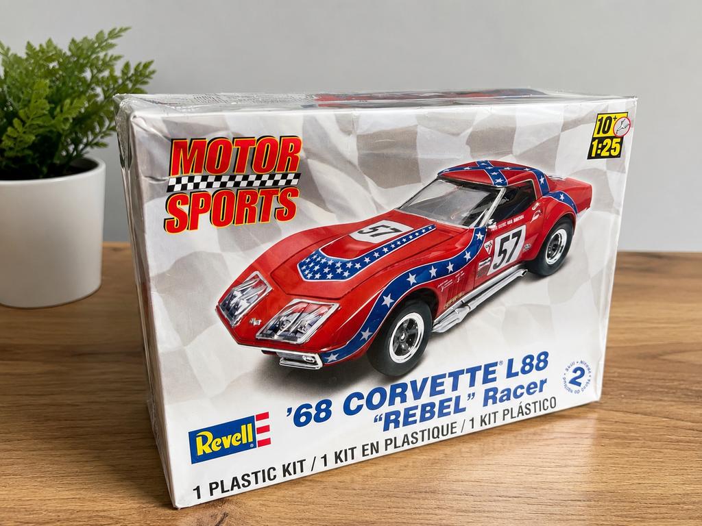 Revell '68 Corvette L88 "Rebel" Racer Modelbouwkit, Auto, Nieuw, Ophalen of Verzenden, 1:32 tot 1:50