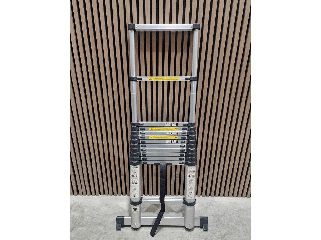 NürnBerg Telescoopladder 3,8Meter Aluminium‼️, Ophalen, Nieuw, Ladder, Opvouwbaar of Inschuifbaar