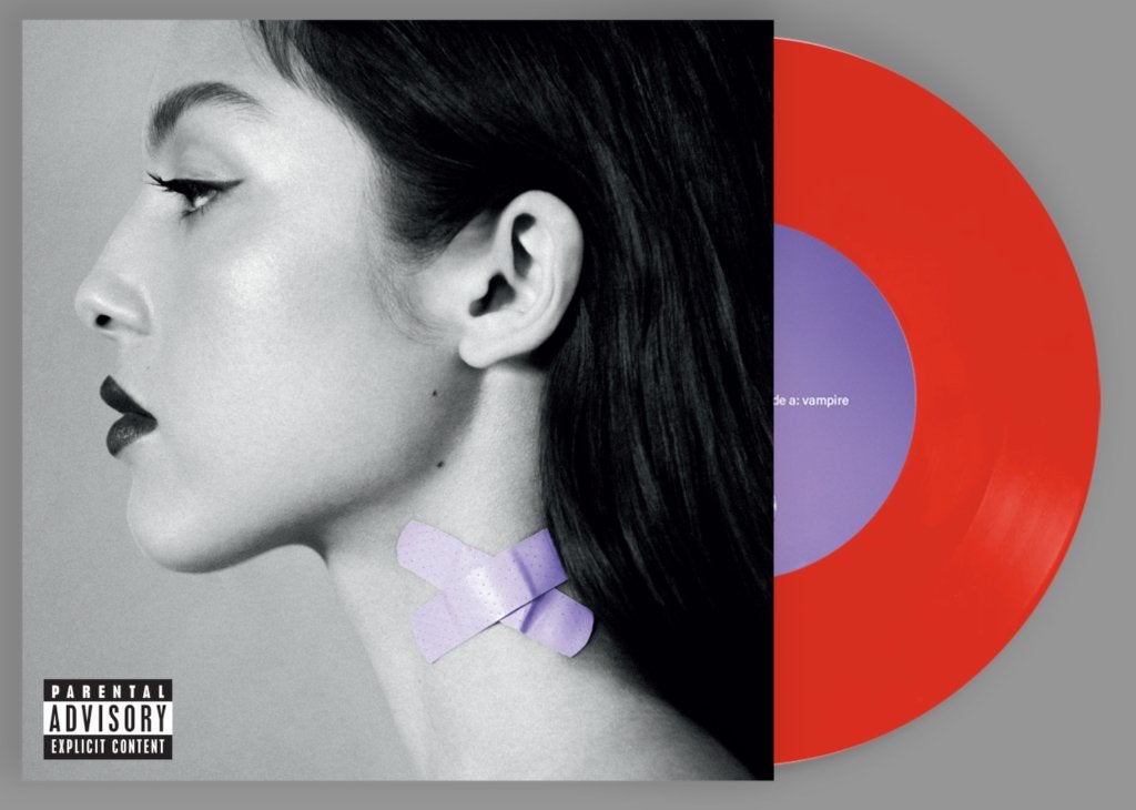 Vinyl Single Olivia Rodrigo Vampire RED Vinyl NIEUW, Colored vinyl, 7 inch, Ophalen of Verzenden, Pop