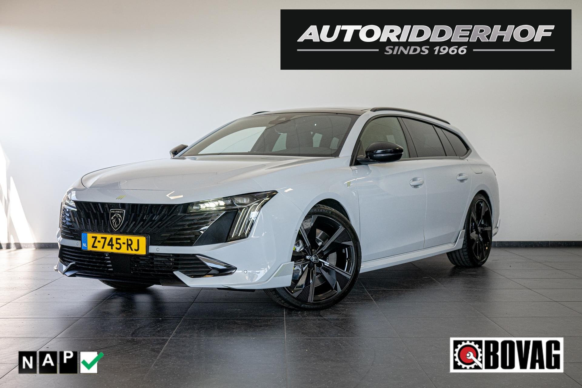 Peugeot 508 SW 1.6 HYbrid PSE 360PK | Panoramadak | Orig NL, Auto's, Dealer onderhouden, Gebruikt, 4 cilinders, Automatische klimaatregeling