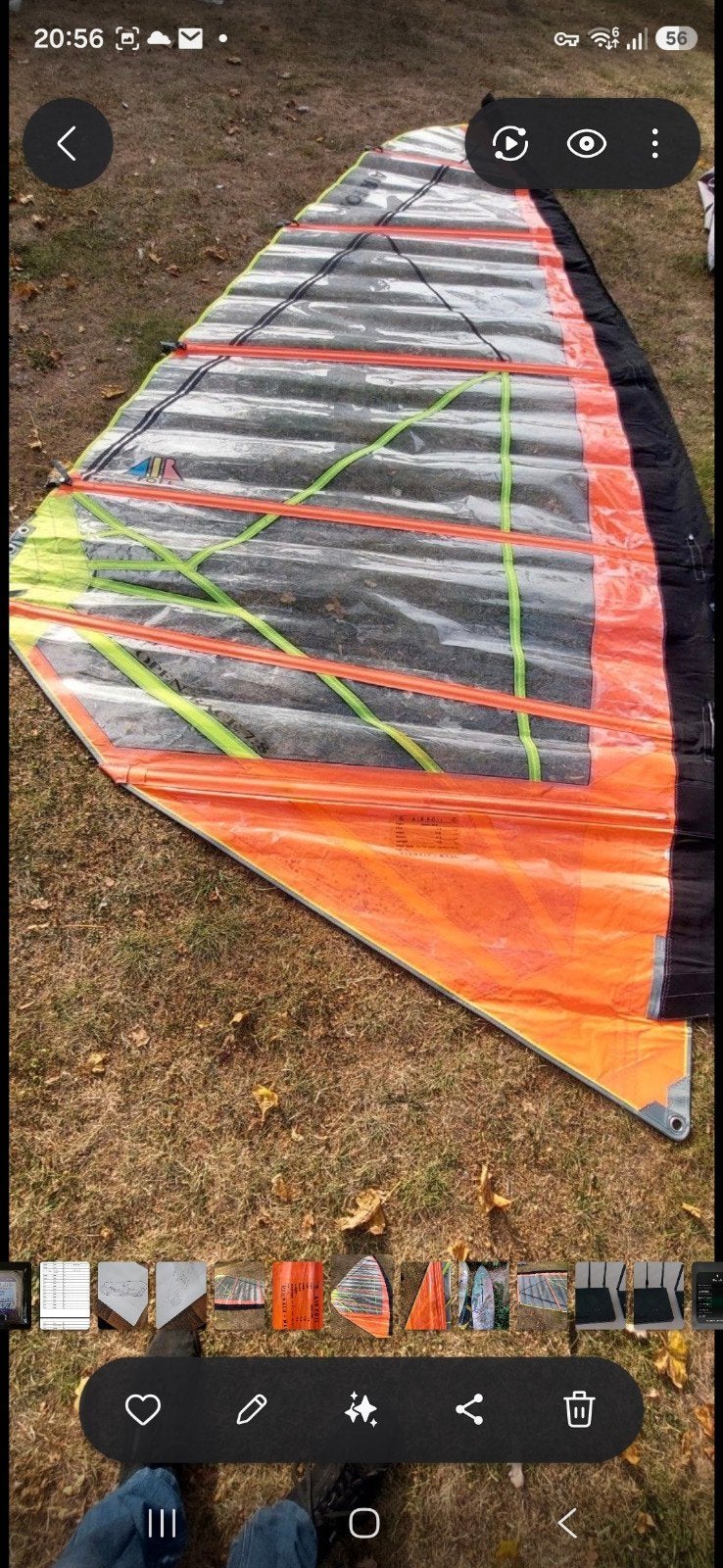 Airfoil Ulumalu Maui windsurfzeil 7.8 m², Ophalen of Verzenden