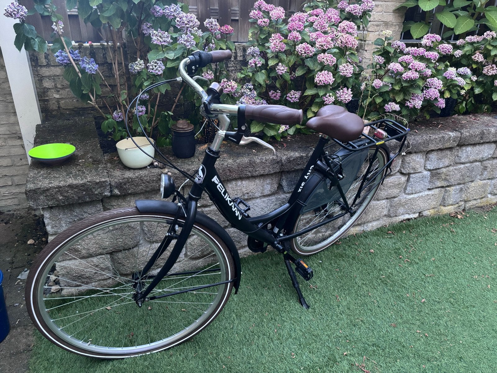 Pelikaan City Six Damesfiets - Zwart, Goede Staat, Fietsen en Brommers, Fietsen | Dames | Damesfietsen, Gebruikt, Overige merken