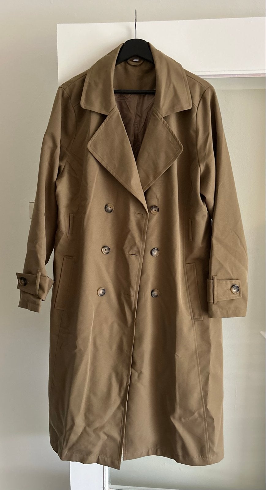Zeeman Trenchcoat Maat 46 (XL), Ophalen of Verzenden, Gedragen, Maat 46/48 (XL) of groter, Bruin
