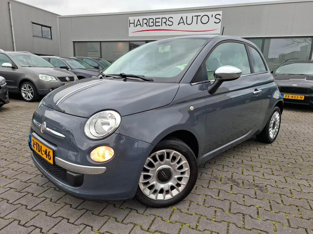Fiat 500 1.0 TwinAir Easy AIRCO/SPORTVELGEN/NETJES!, Auto's, Gebruikt, 840 kg, Leder en Stof, Origineel Nederlands