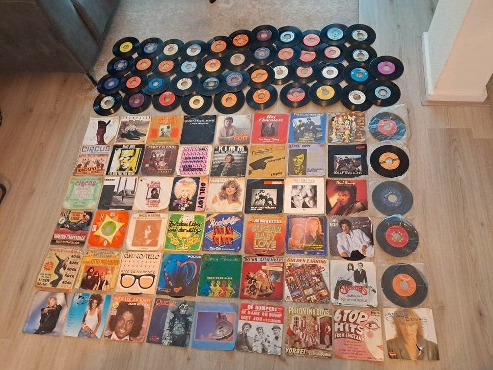 Collectie singeltjes, Cd's en Dvd's, Vinyl Singles, Ophalen, Gebruikt, Pop