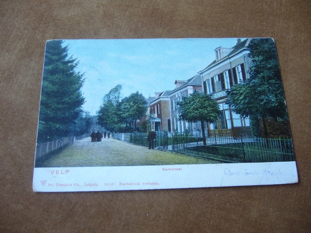 VELP  =  KERKSTRAAT BRIEFKAART  1905, Ophalen of Verzenden, Voor 1920, Gelopen, Gelderland