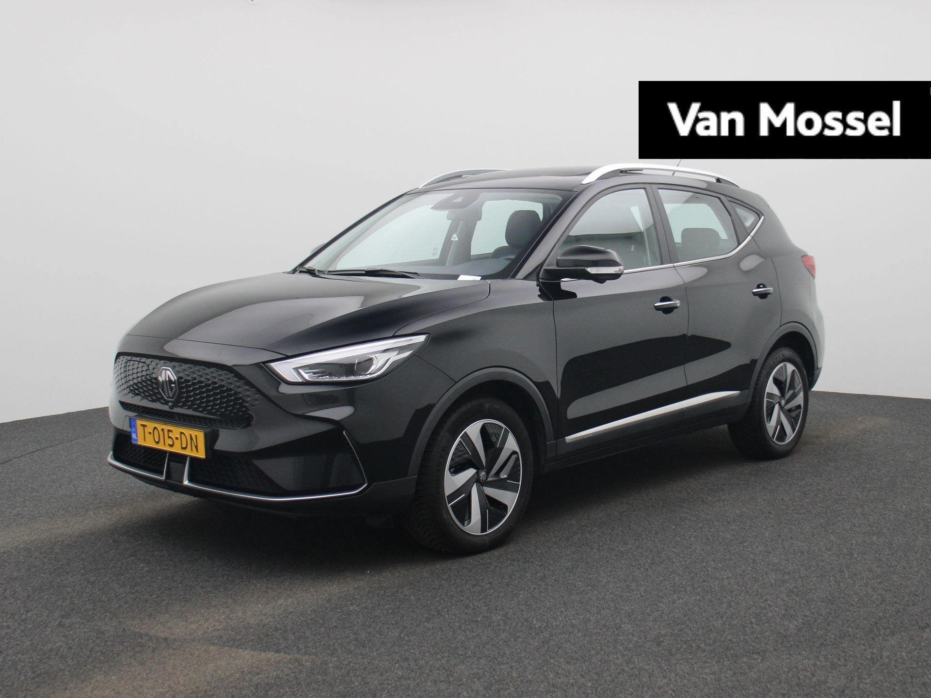 MG ZS EV Long Range Luxury 70 kWh | Panorama dak | 360 camer, Auto's, MG, 12 maanden, Gebruikt, ZS, Zwart