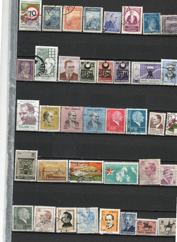 Turkije kavel 63, Postzegels en Munten, Postzegels | Azië, Verzenden, Gestempeld, Oost-Azië