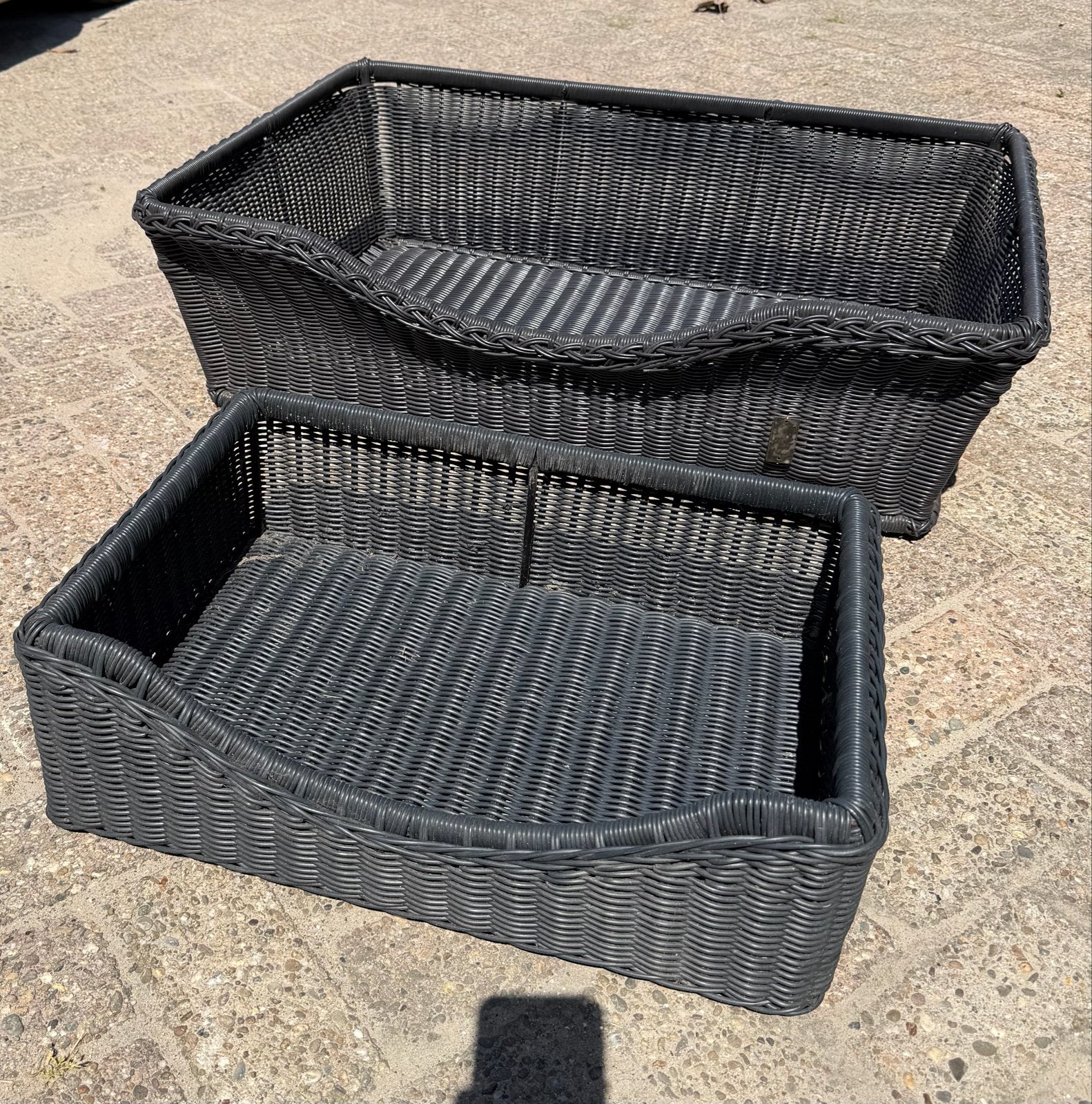 Rietenmand mand riet hondenmand 2 stuks, Dieren en Toebehoren, Honden-accessoires, Overige merken, Ophalen, Zo goed als nieuw