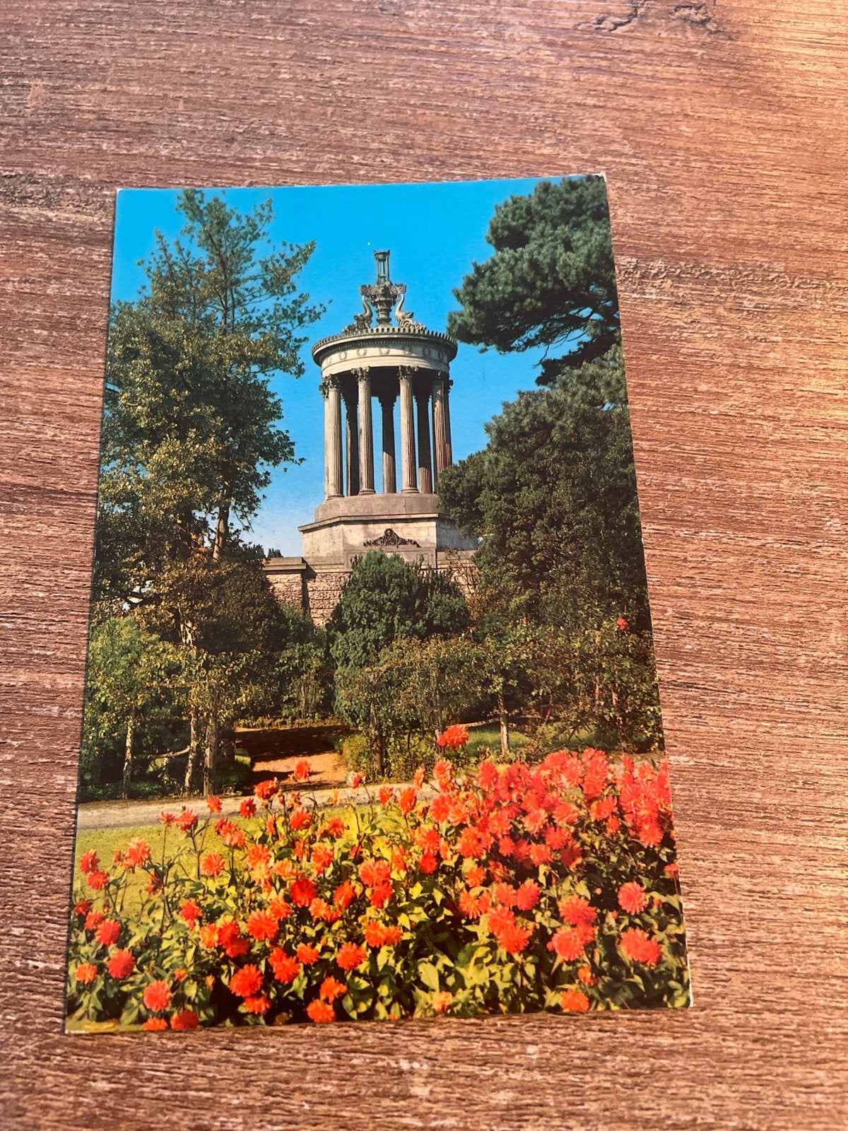 Vintage Ansichtkaart Burns Monument, Alloway (Schotland), Verzamelen, Ophalen of Verzenden, 1960 tot 1980, Ongelopen, Engeland