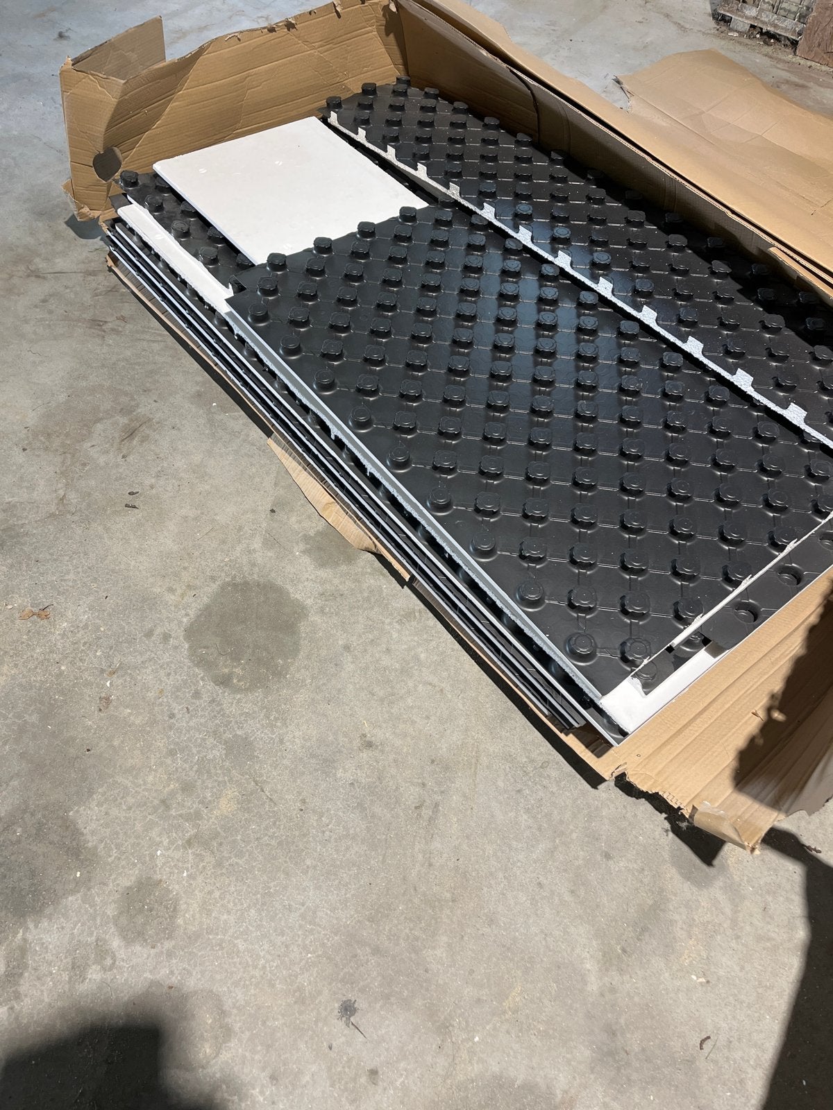 Geïsoleerde noppenplaat vloerverwarming, Minder dan 30 cm, 1001 trading, Overige typen, Nieuw
