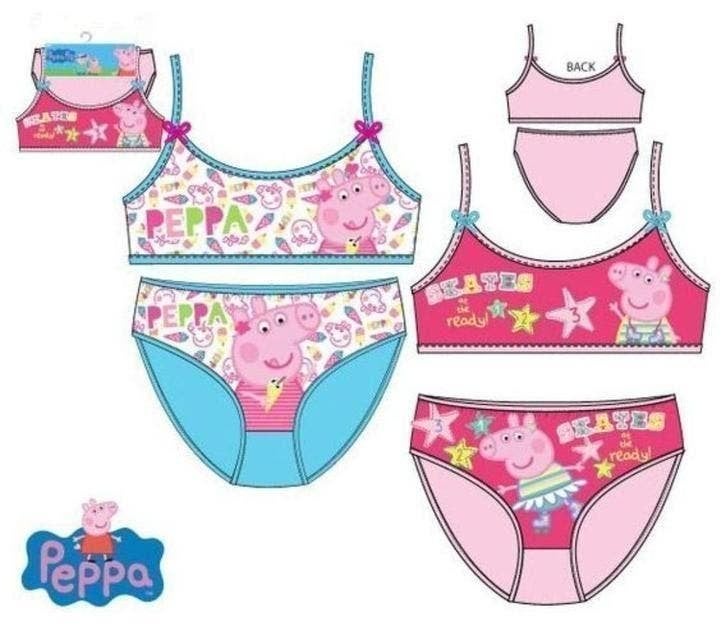 Peppa Pig Ondergoed (2 sets) - Maat 116/128, Nacht- of Onderkleding, Meisje, Nieuw, Ophalen of Verzenden