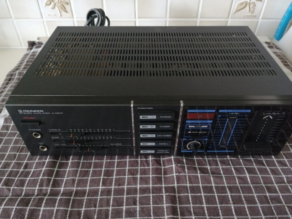 Pioneer A-X500 stereo versterker phono ax 500 tlc opknapper, Gebruikt, Ophalen of Verzenden, Pioneer, Minder dan 60 watt
