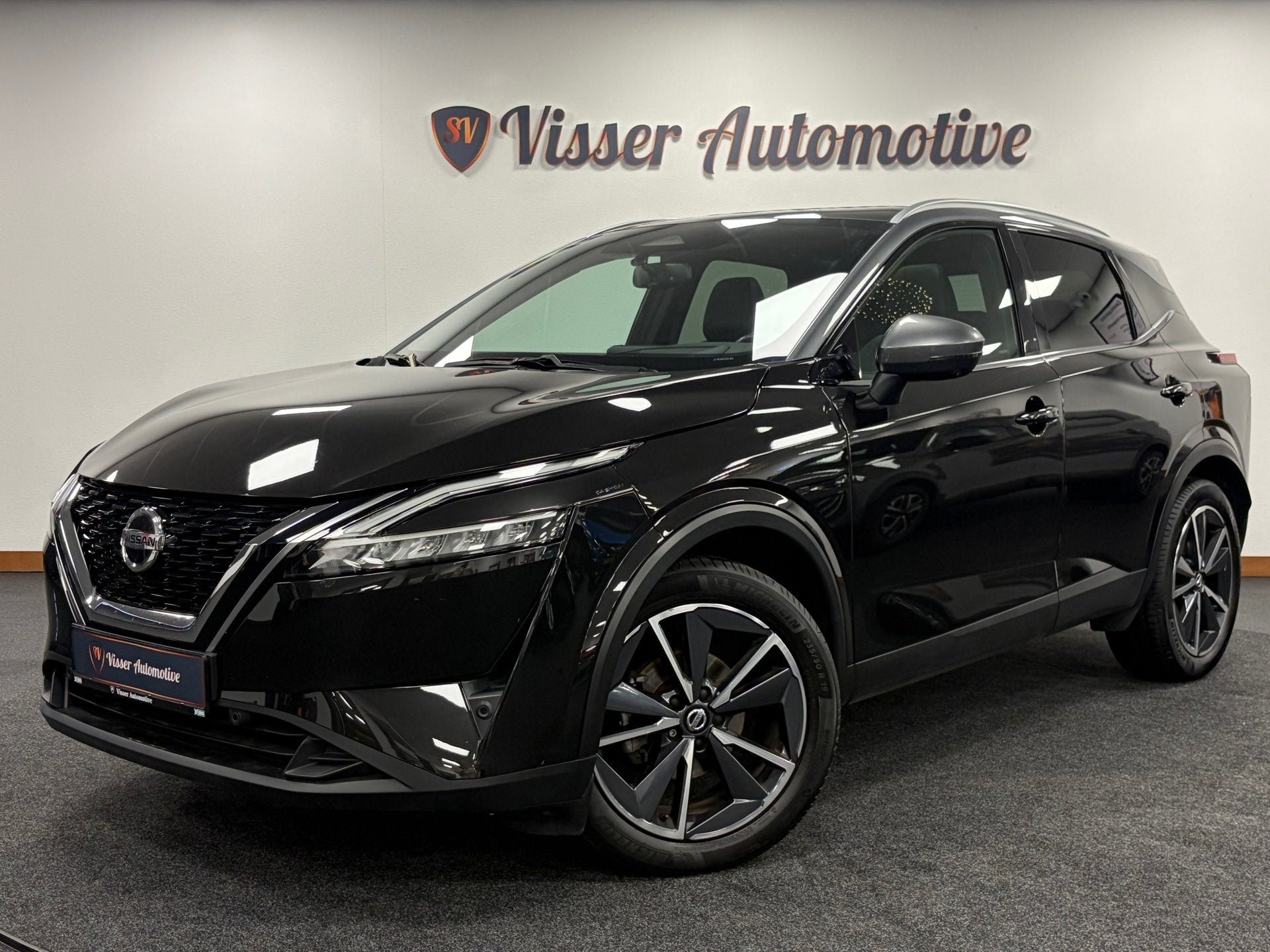 Nissan Qashqai 1.3 MHEV*Automaat*Tekna*Pano*Head-up*Xenon*Ca, Automatische klimaatregeling, 1800 kg, Euro 6, Leder en Stof