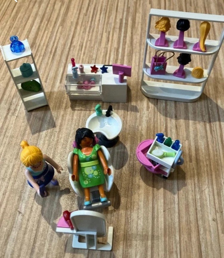Playmobil kapsalon kapper, Complete set, Overige typen, Ophalen of Verzenden, Zo goed als nieuw