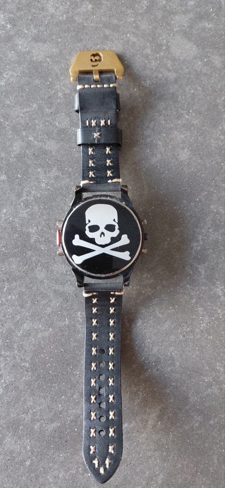 Dit is een handgemaakt Nixie-horloge met oplichtende oranje, Ophalen of Verzenden, Zo goed als nieuw, Oranje, Jongen of Meisje