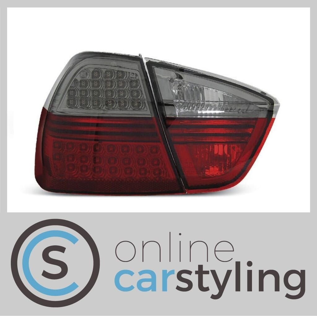 LED Achterlichten BMW 3-Serie E90 Rood / Smoke Lightbar Desi, -, -, Nieuw, Ophalen of Verzenden