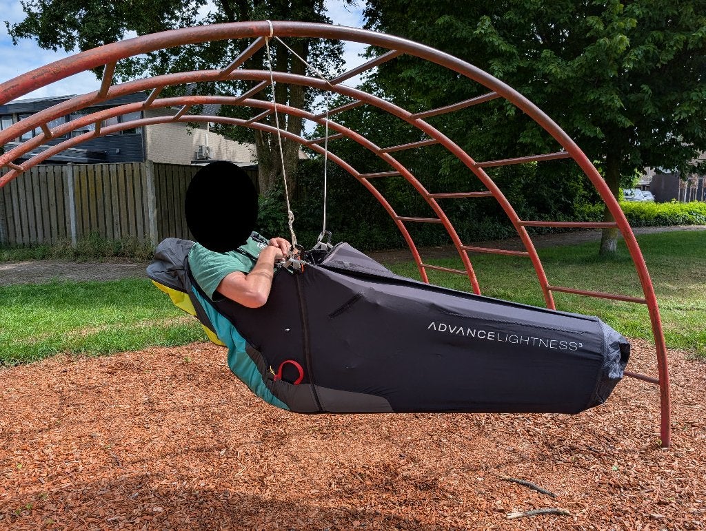Advance Lightness 3 harnas (2018), Sport en Fitness, Zweefvliegen en Paragliding, Ophalen of Verzenden, Zo goed als nieuw, Zitje of Harnas